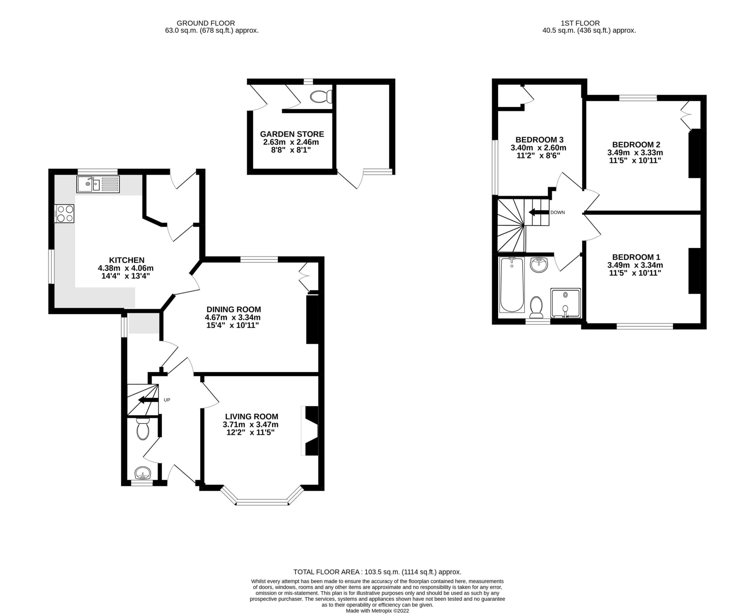 Floorplans 22 school Lane March 22